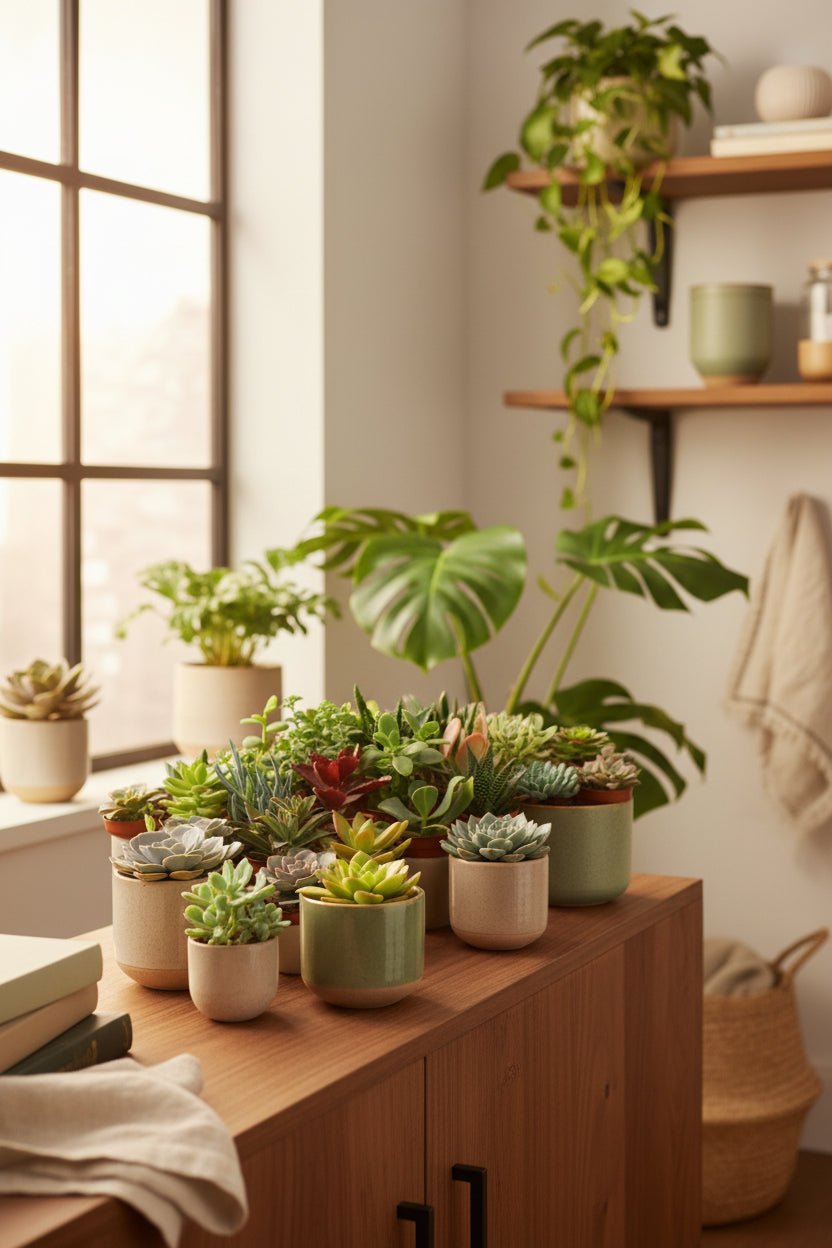 Mix of 30 succulents — Assorted succulent plants — Ø5.5 cm — H7 cm - Verdeia - 5