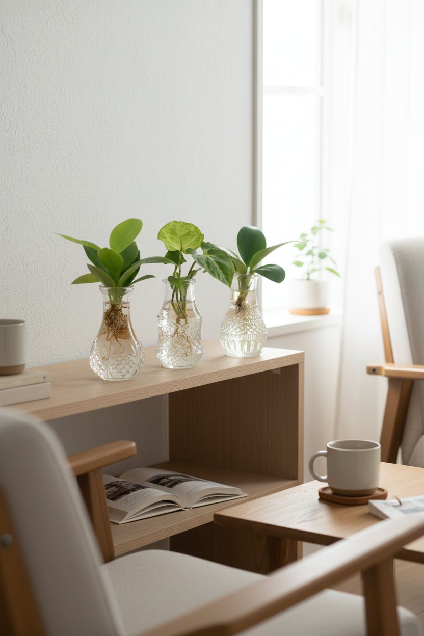 Barreja de plantes en pot Berlin — Lot de 3 — Ø7 cm — H10 cm - Verdeia - 4