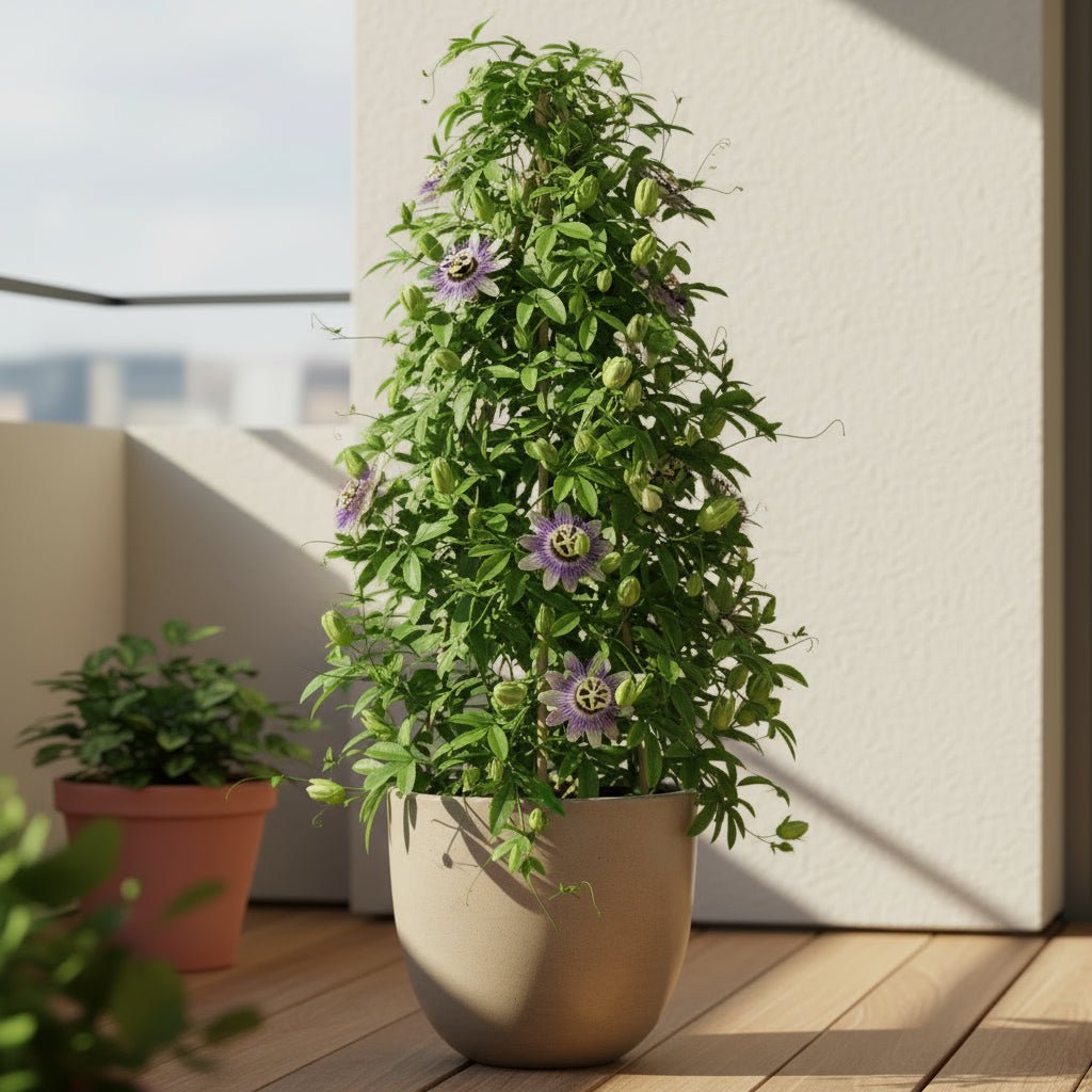 Passiflora ‘Purple Haze’ – Passiflore violette – D15cm x H65cm - Verdeia