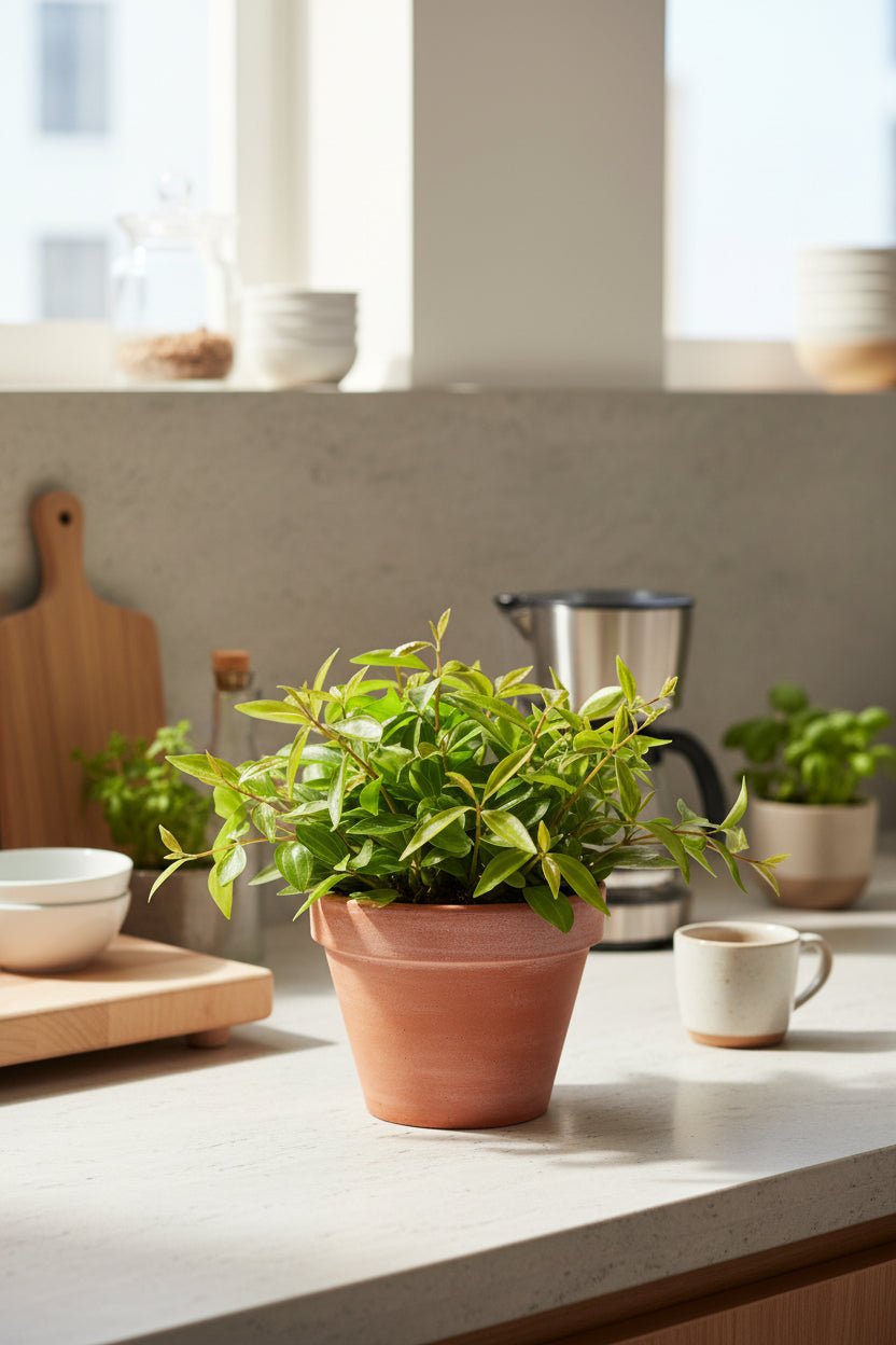 Peperomia angulata Rocca Verde - H15 cm | Vaso Ø11 cm - Verdeia - 4