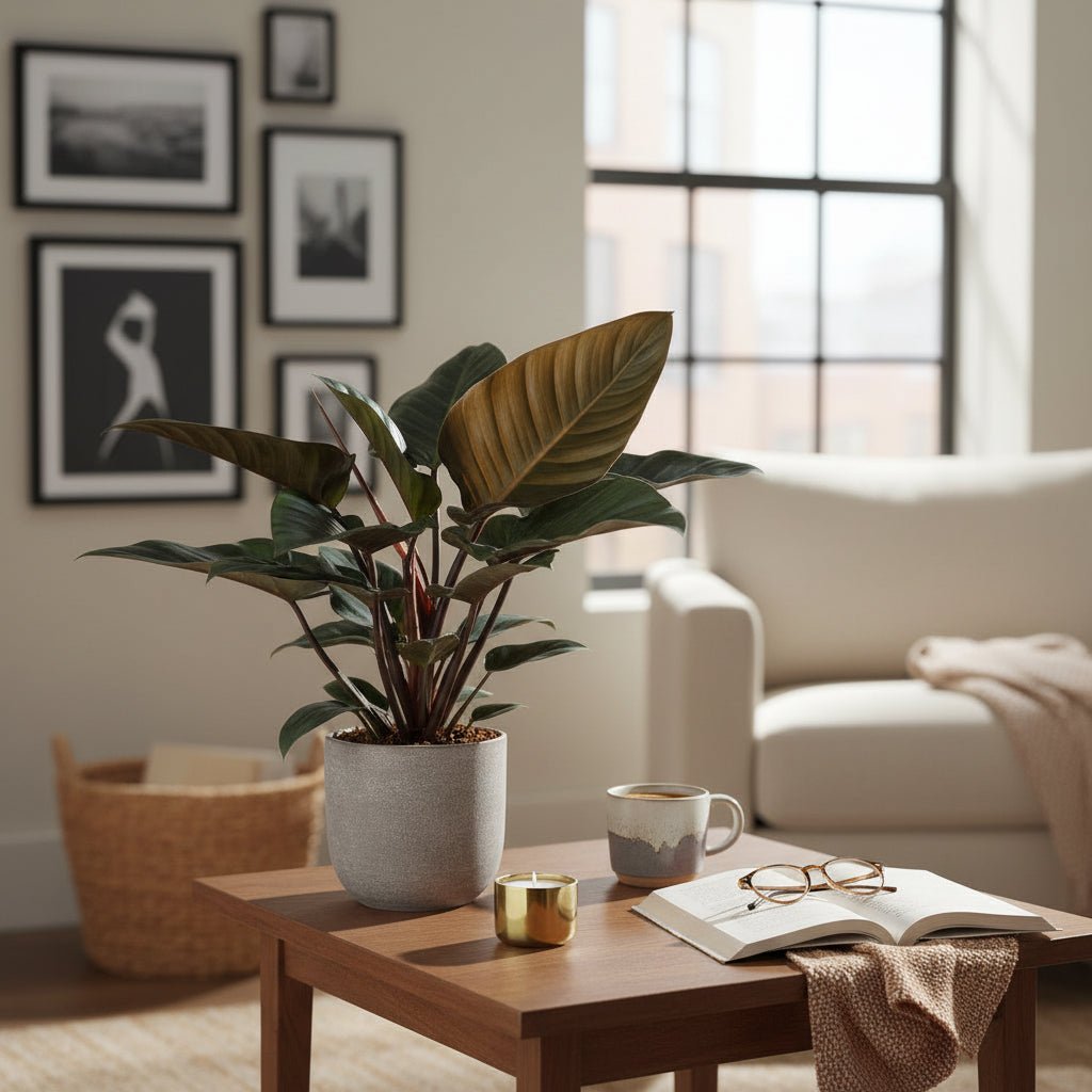 Philodendron Congo Red – Ø27 cm – H80 cm - Verdeia - 3
