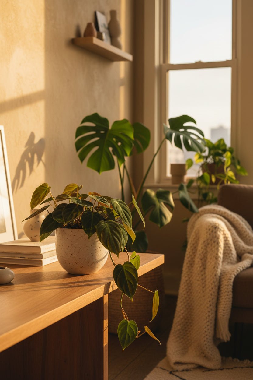 Philodendron Micans — Filodendro terciopelo — Ø12 cm — H15 cm - Verdeia - 5