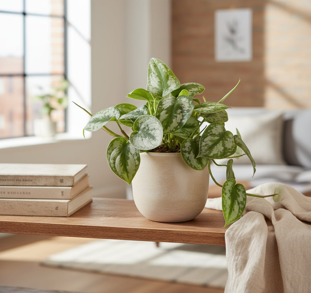 Scindapsus Pictus Trebie — Silver Pothos — Ø12 cm — H25 cm - Verdeia - 3