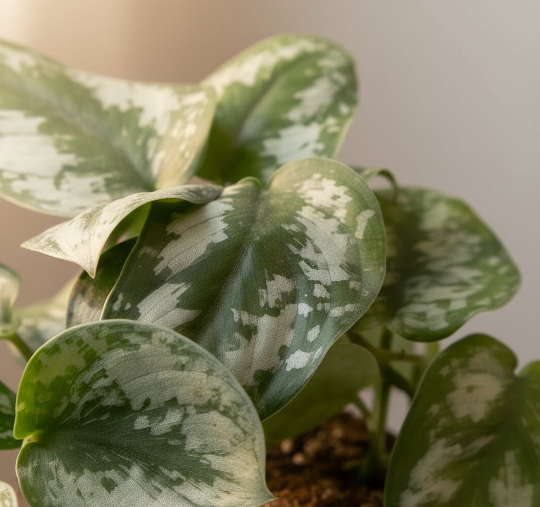 Scindapsus Pictus Trebie — Silver Pothos — Ø12 cm — H25 cm - Verdeia - 2