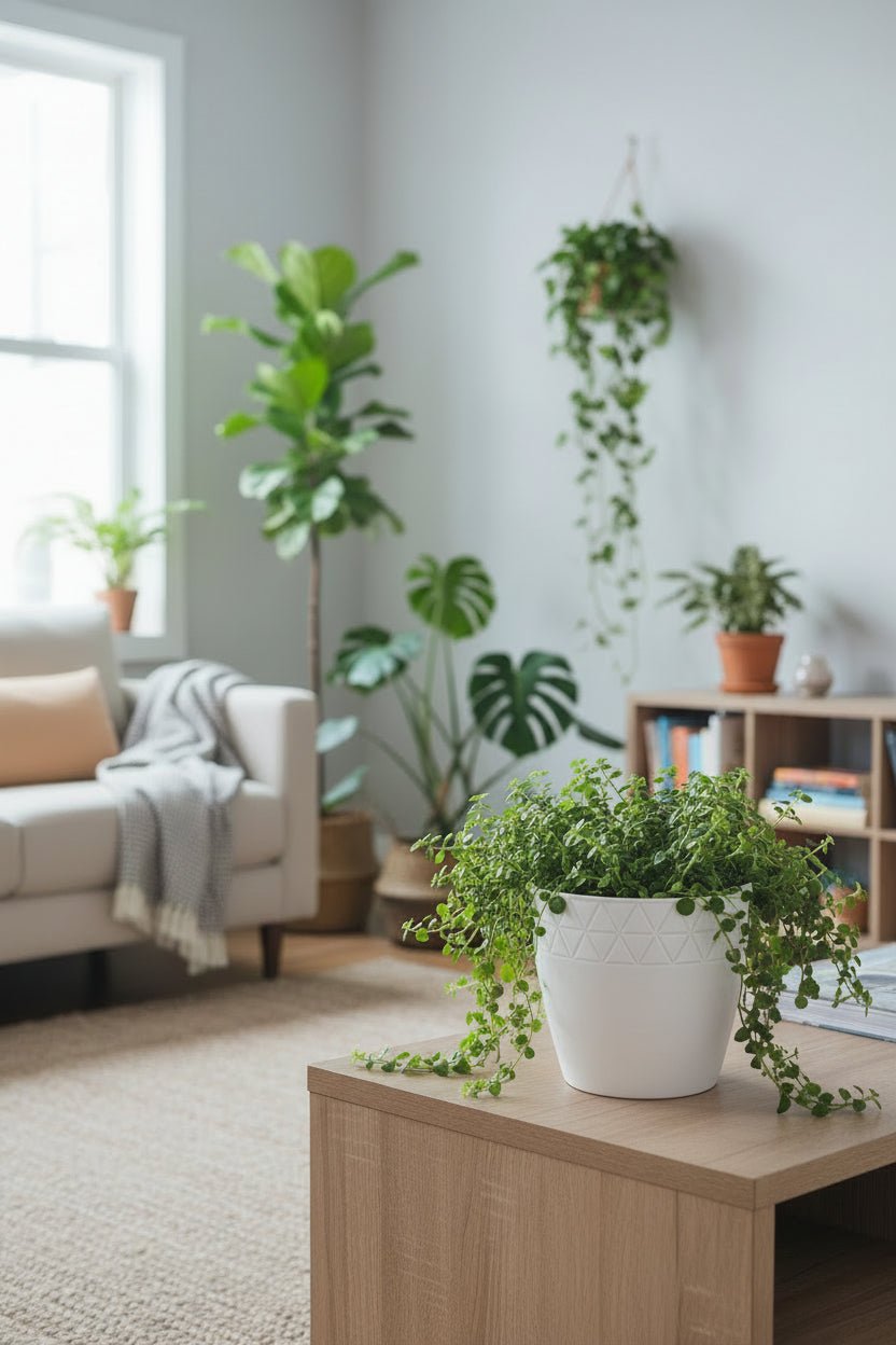 Pilea depressa — Planta de Aluminio — Ø10,5 cm — H15 cm - Verdeia - 5