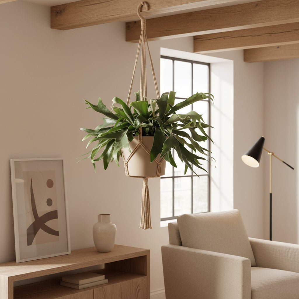 Platycerium bifurcatum – Helecho cuerno de ciervo tropical - Verdeia - 4