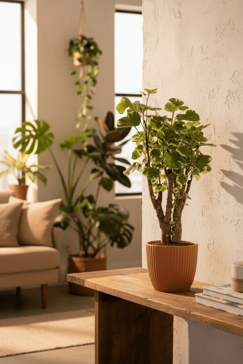 Polyscias Balfouriana — Aralia de hojas redondas — Ø17 cm — H50 cm - Verdeia - 5