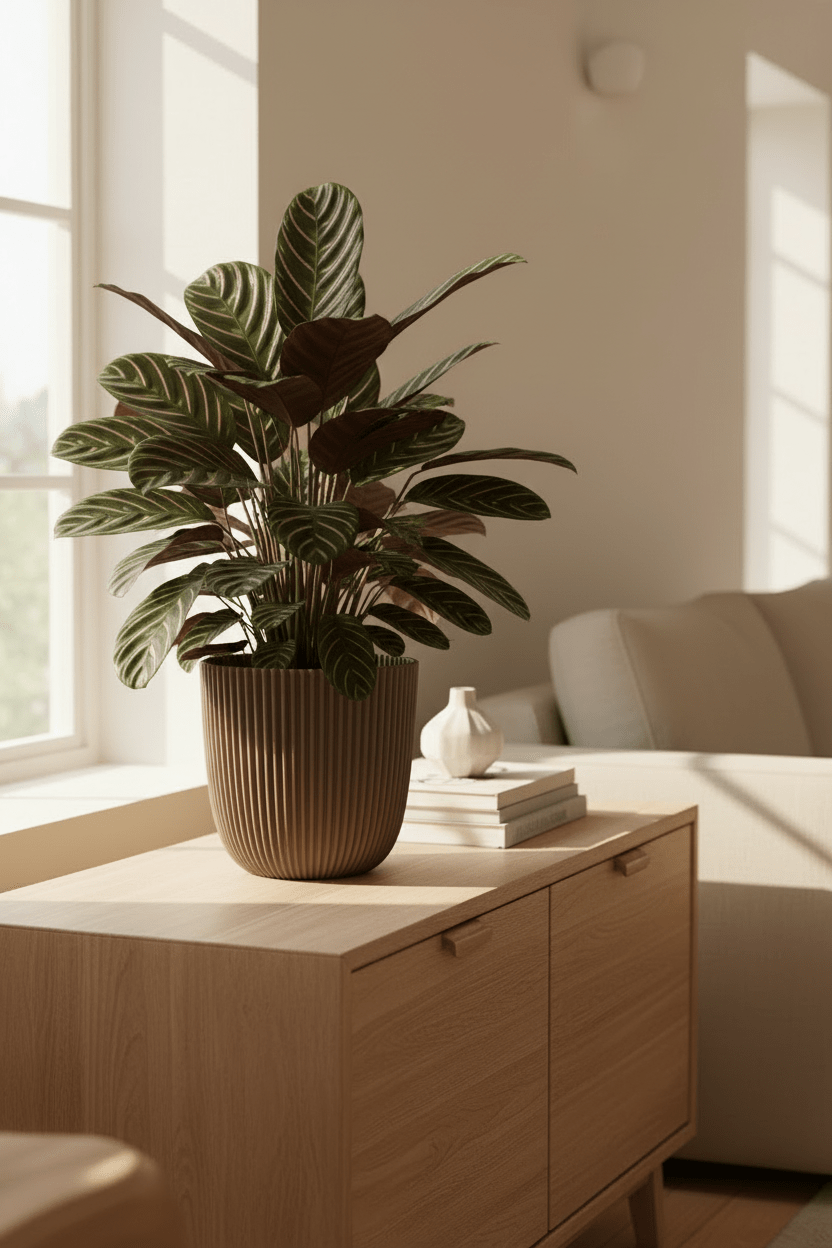Doniczka Capi Nature Groove taupe - Verdeia - 6