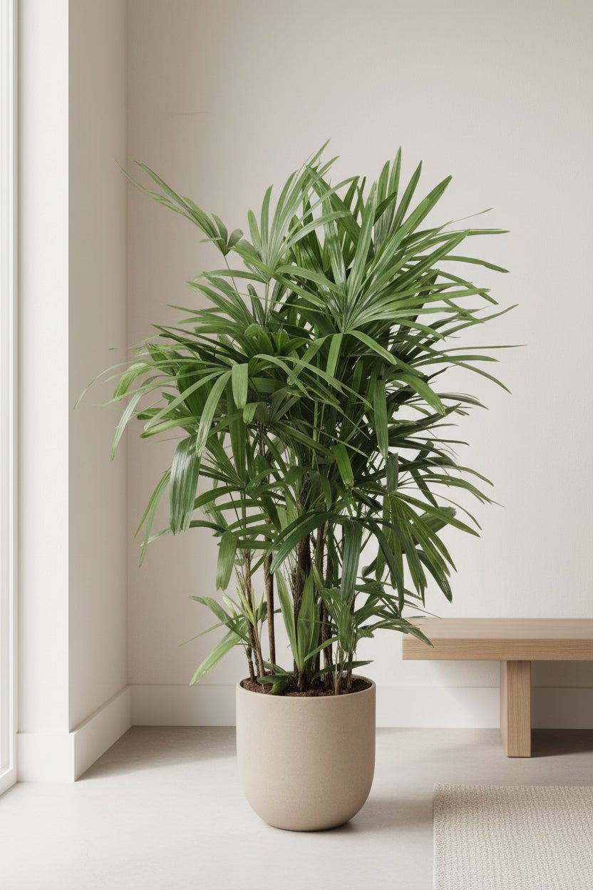 Rhapis Excelsa — Palmera de ventall — Ø27 cm — H120 cm - Verdeia - 4