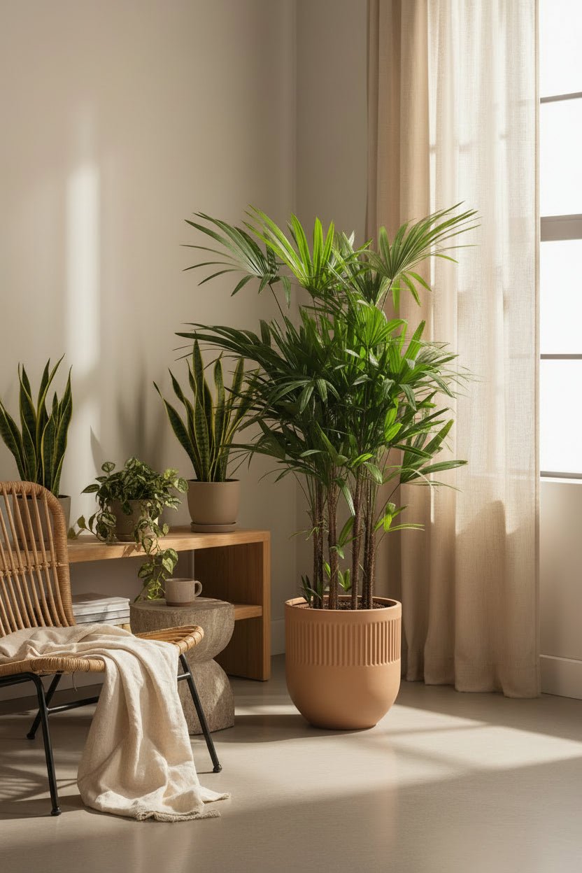 Rhapis Excelsa — Palmera de ventall — Ø27 cm — H120 cm - Verdeia - 5