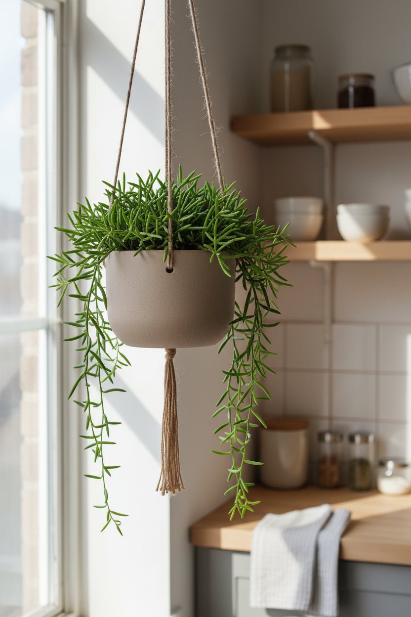 Rhipsalis Burchellii (Cacto-macarrão) - Ø12cm - A20cm - Verdeia - 4