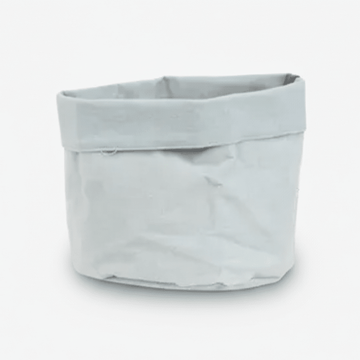 Sac cache - pot bleu - gris en Toile imperméable