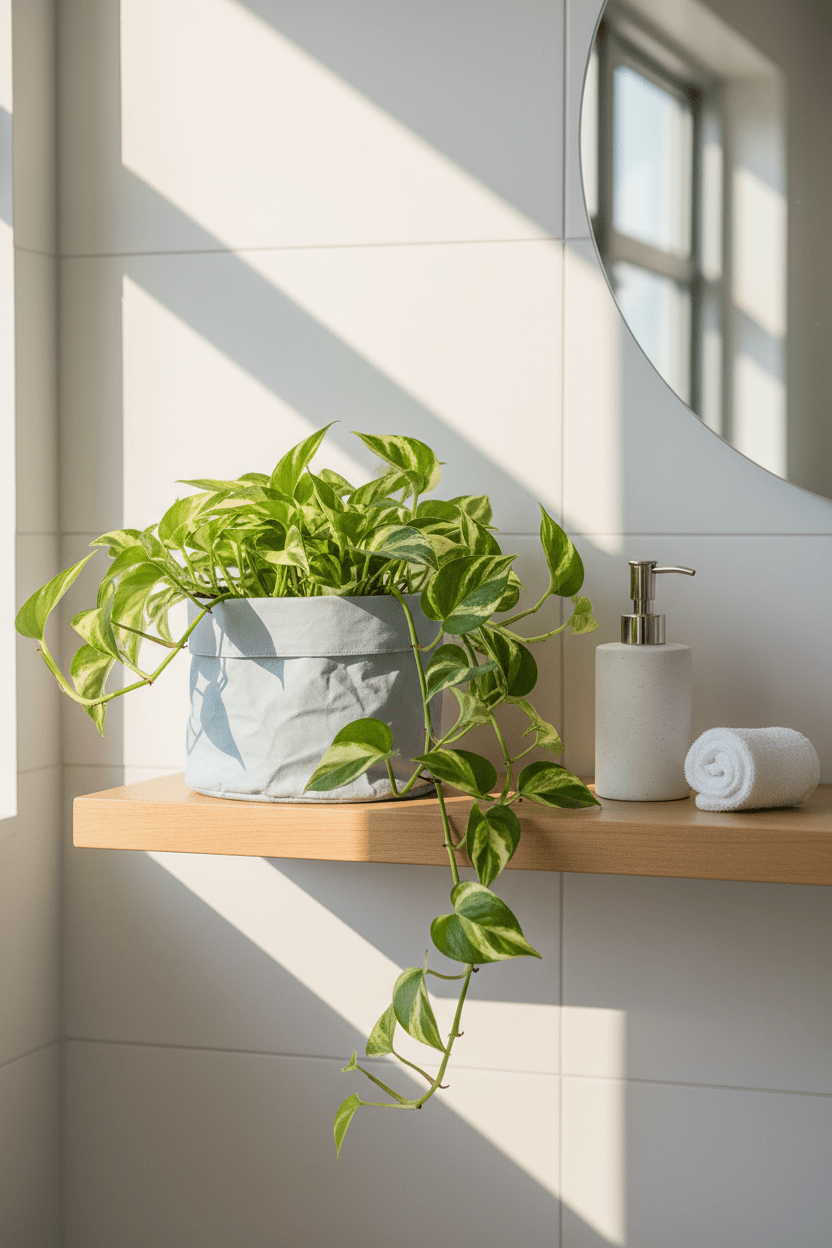 Bolsa oculta - maceta azul - gris — Tela impermeable - Verdeia - 3