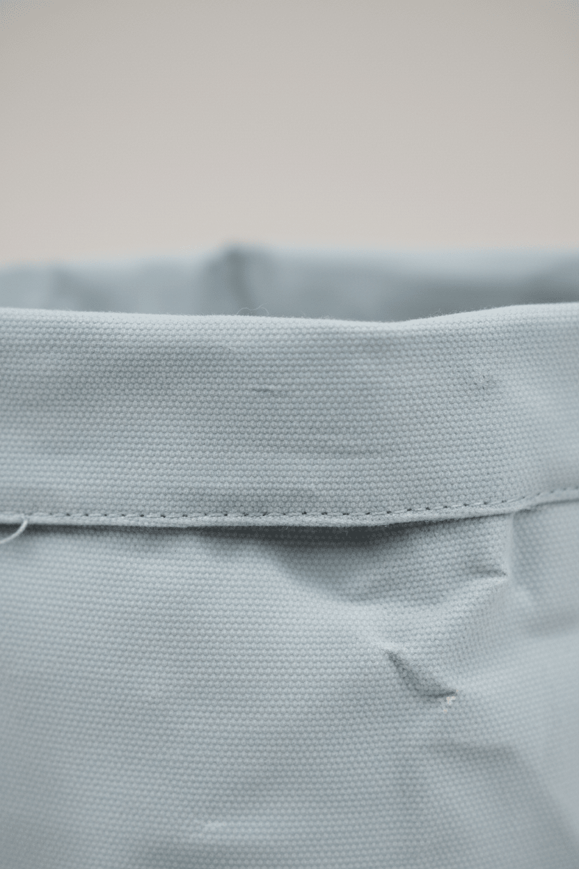 Bolsa oculta - maceta azul - gris — Tela impermeable - Verdeia - 2