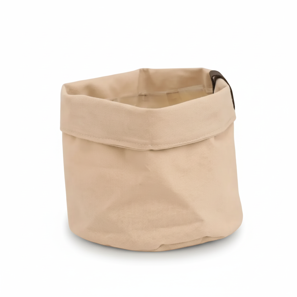 Übertopf-Tasche in Puderrosa — Wasserdichter Stoff - Verdeia - 1