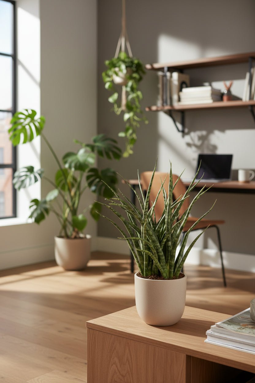 Sansevieria Fernwood Punk — Lengua de suegra — Ø12 cm — H35 cm - Verdeia - 5