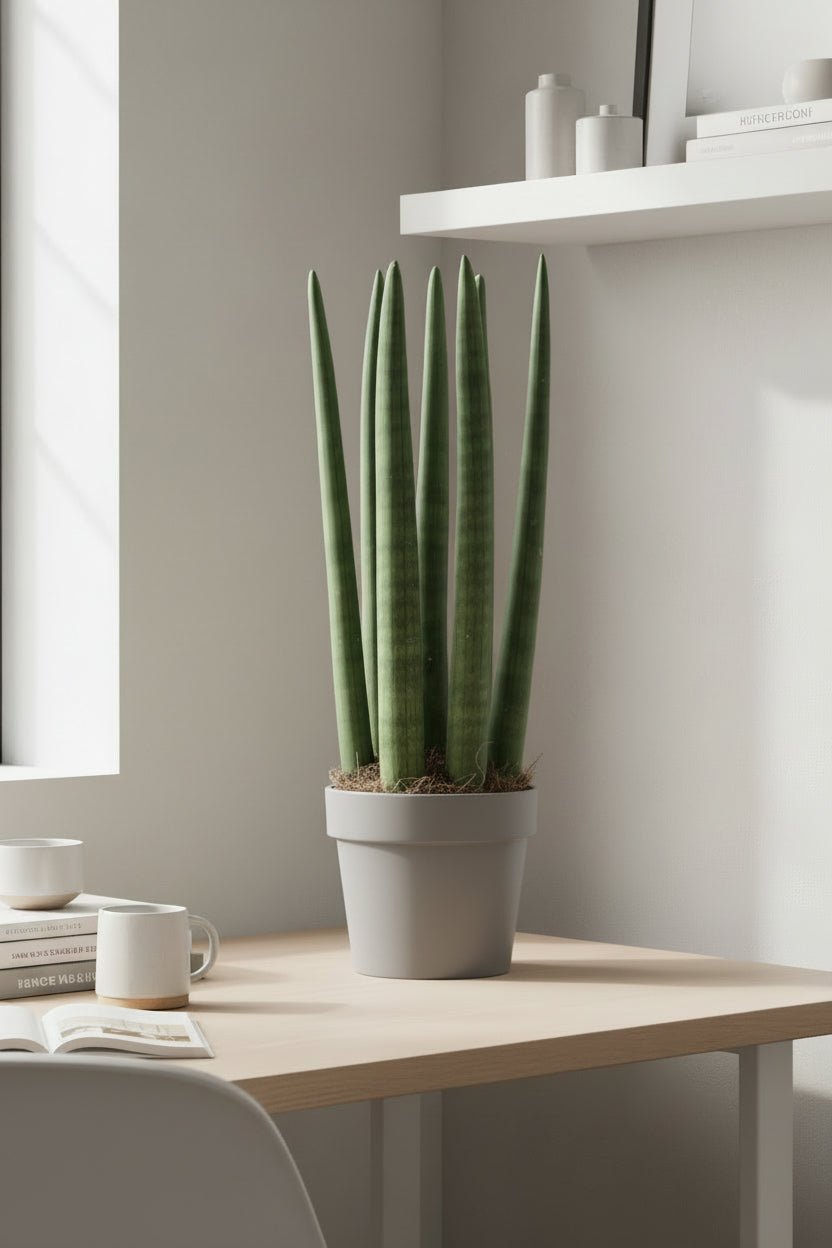 Sansevieria recta — Lengua de suegra — Ø12 cm — H40 cm - Verdeia - 4