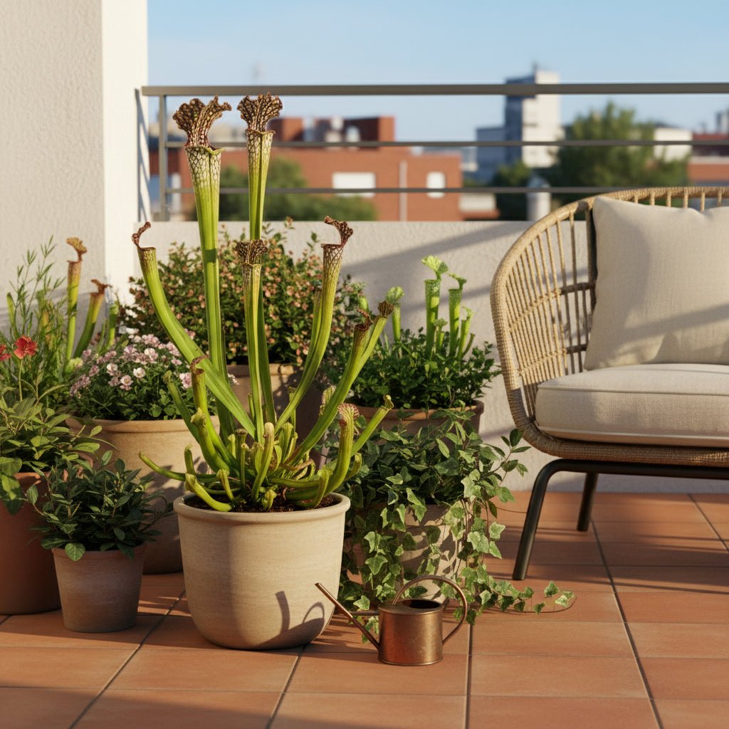 Sarracenia Farnhamii - Ø12cm - H40cm - Verdeia - 4