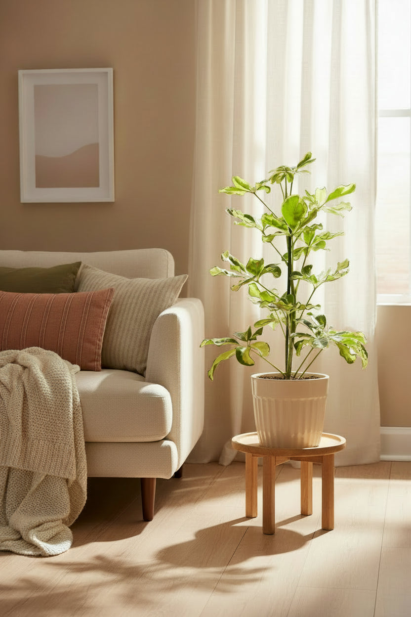 Umbrella tree — Schefflera Charlotte — Ø13 cm — H45 cm - Verdeia - 3