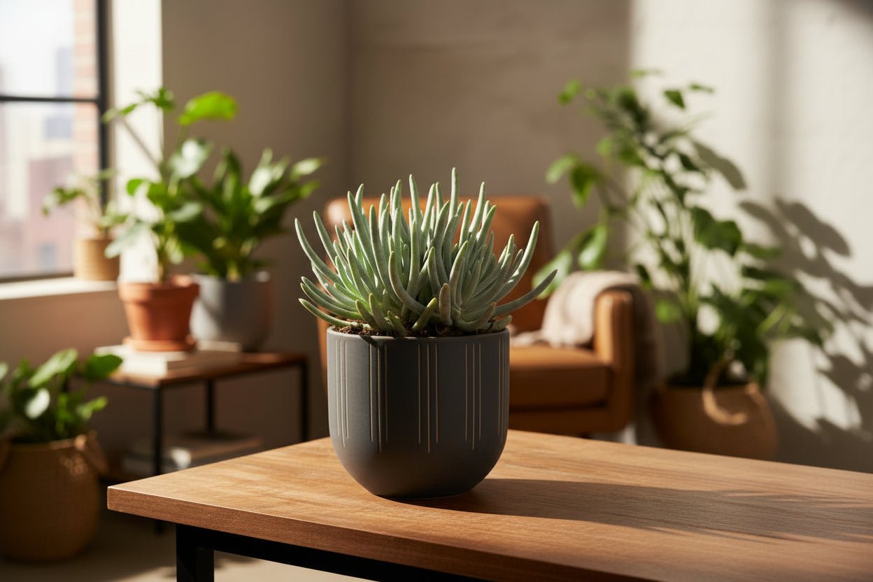 Senecio Scaposus — Ø10,5 cm — H15 cm - Verdeia - 4