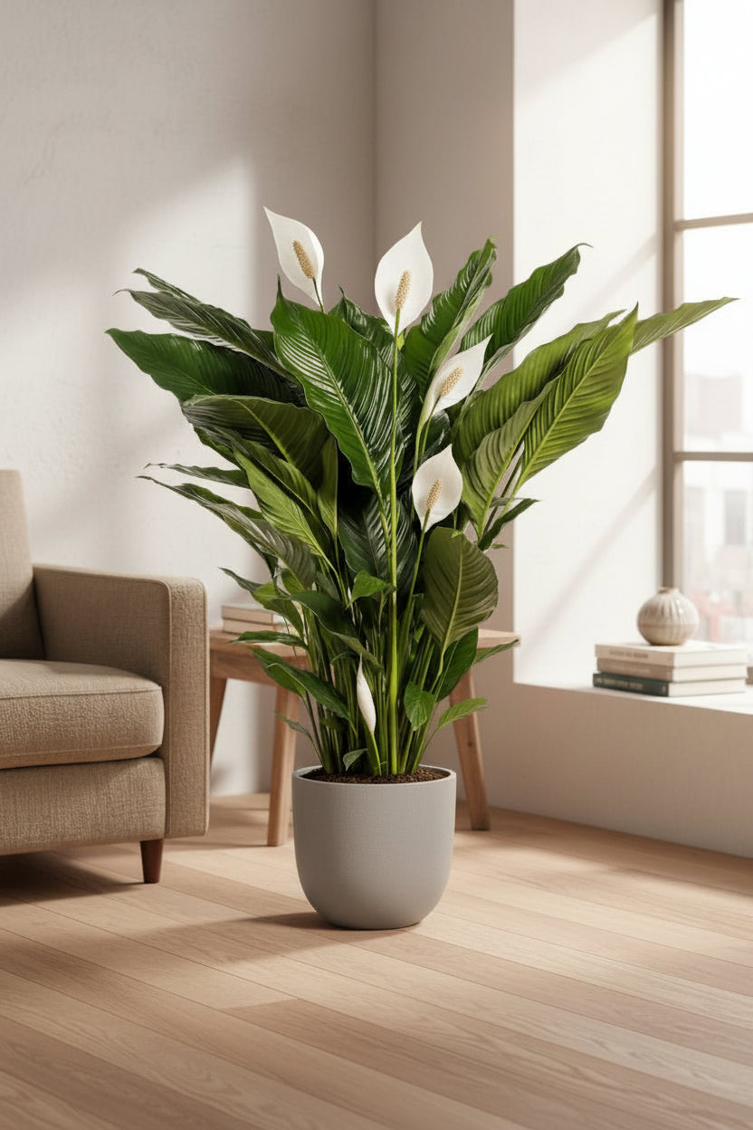 Spathiphyllum Sweet Sebastiano — Mondblume — Ø24 cm — H110 cm - Verdeia - 3