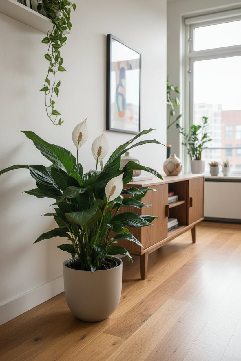 Spathiphyllum Sweet Silvana — Peace Lily — Ø24 cm — H80 cm - Verdeia - 4