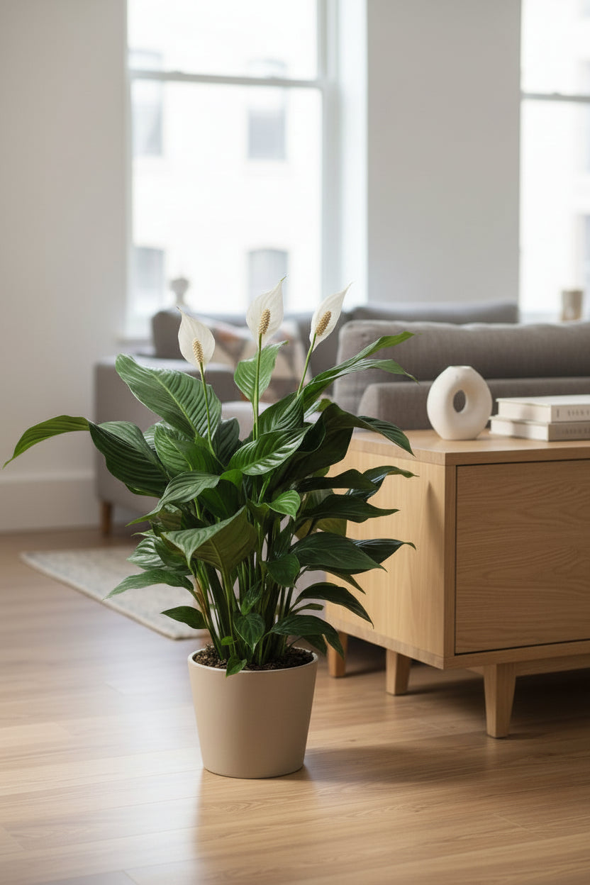 Spathiphyllum Sweet Silvana — Peace Lily — Ø24 cm — H80 cm - Verdeia - 3