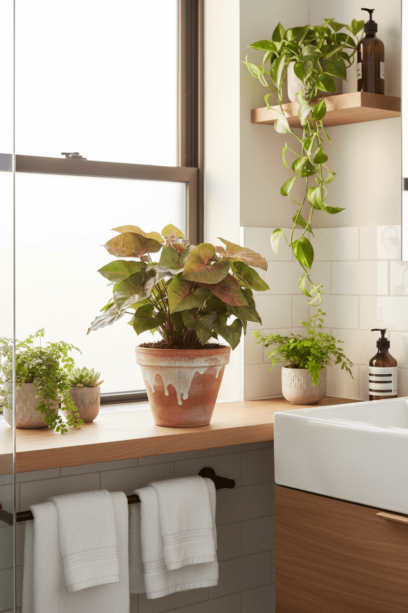 Syngonium Maria (kupferrosa Gänsefuß) — H25 cm | Topf Ø14 cm - Verdeia - 4