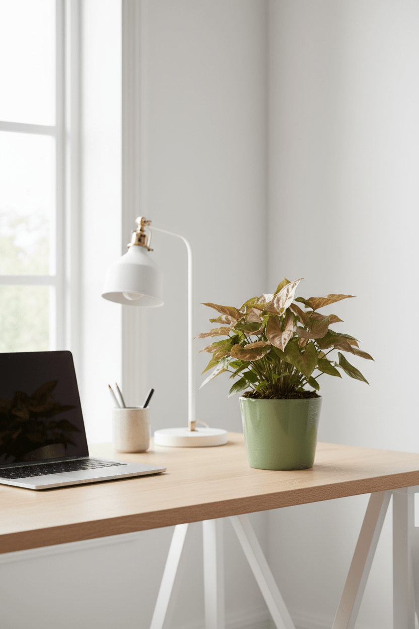 Syngonium Maria (kupferrosa Gänsefuß) — H25 cm | Topf Ø14 cm - Verdeia - 3