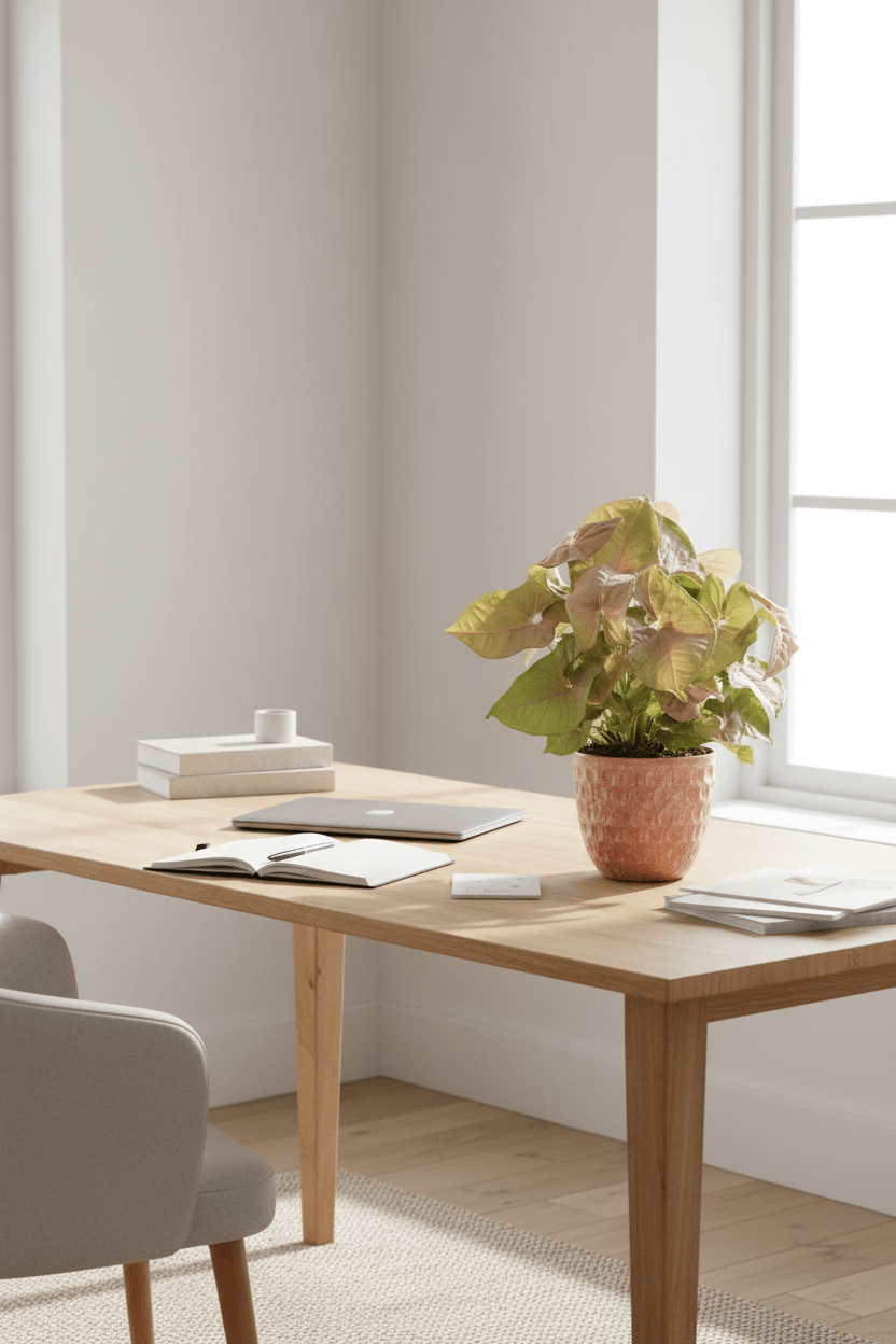 Syngonium Corazón Rojo (Syngonium cœur rose) H30 cm | Maceta Ø14 cm - Verdeia - 3