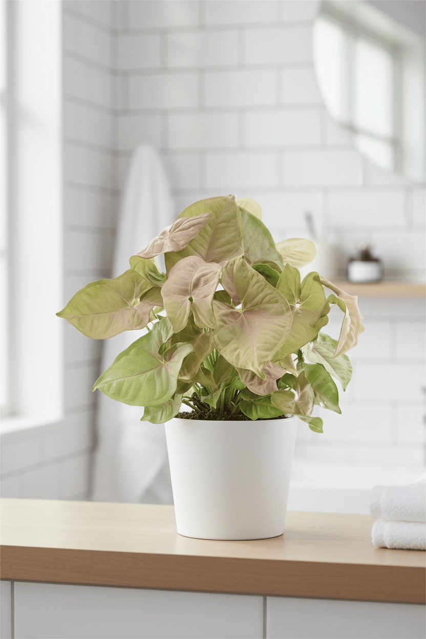 Syngonium Red Heart (Syngonium corazón rosa) H30 cm | Maceta Ø14 cm - Verdeia - 5