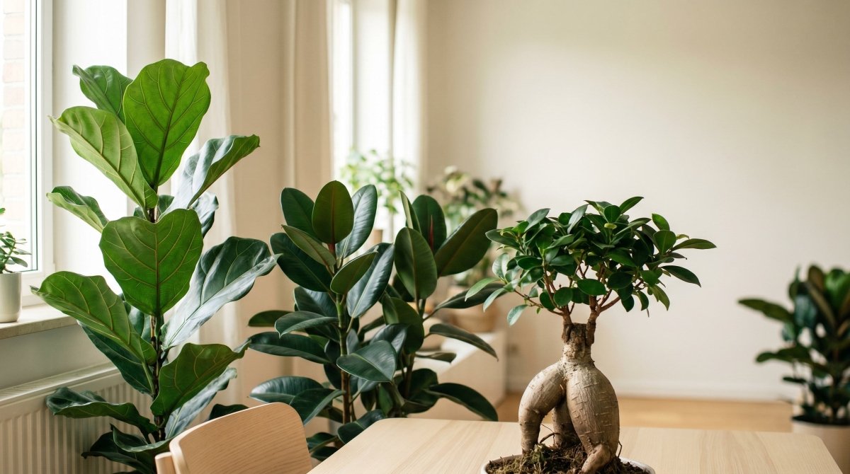 Ficus d'intérieur : guide des variétés et entretien - Verdeia