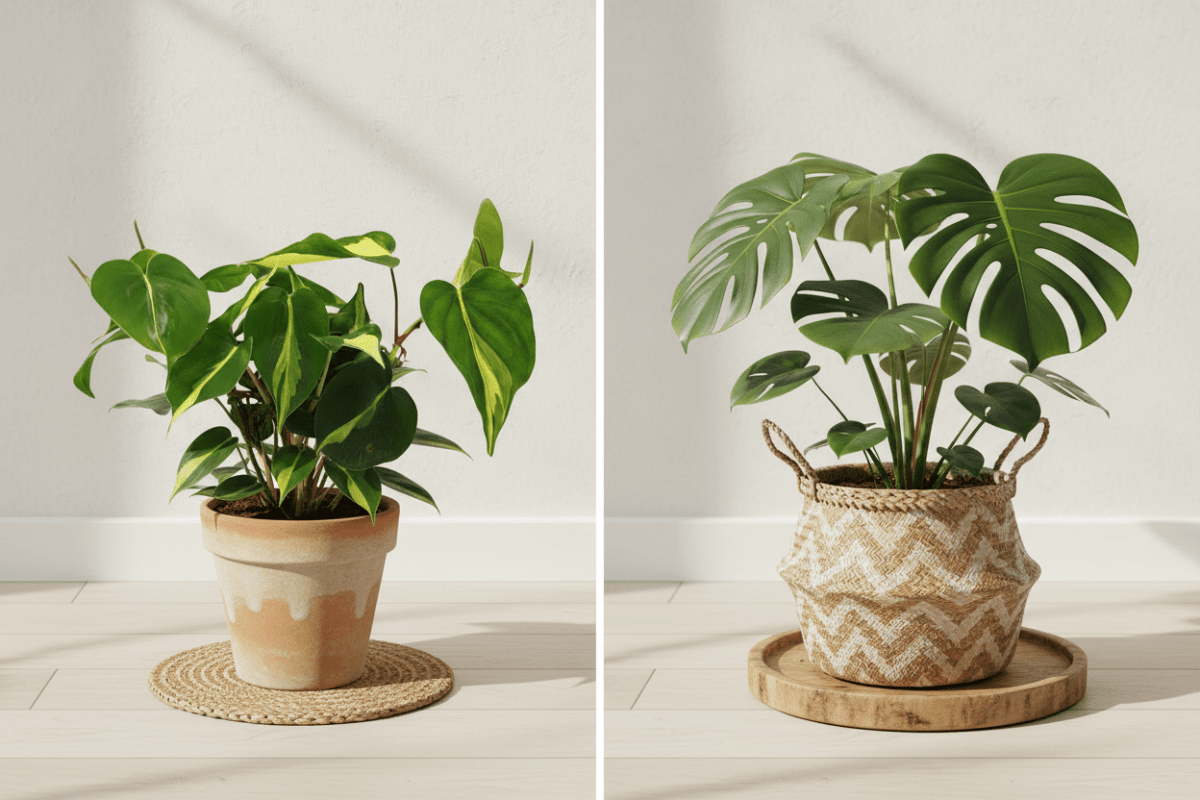 Philodendron ou Monstera : lequel choisir pour votre intérieur ? - Verdeia