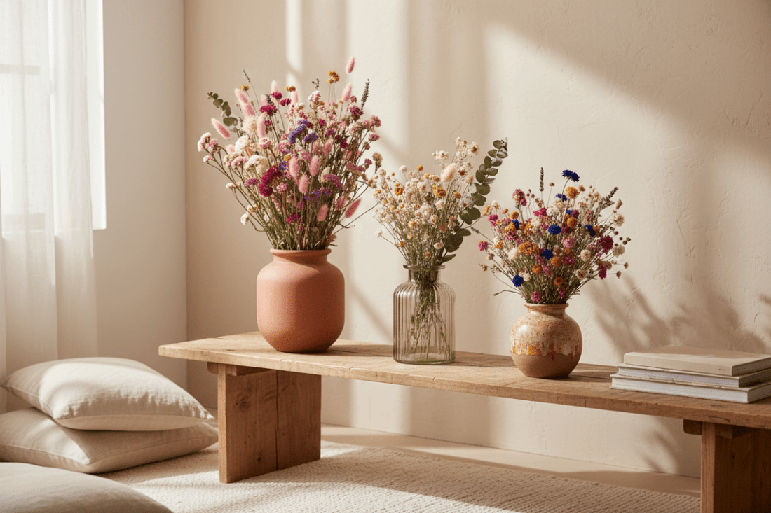 Flores y ramos secos