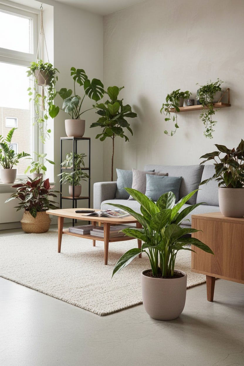 Aglaonema Green Lady — Planta china en la sala