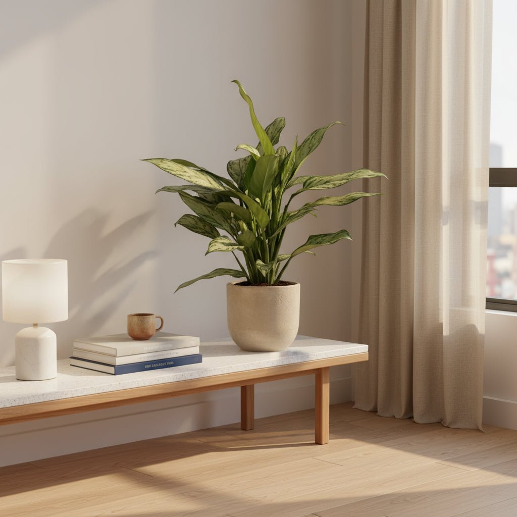 Aglaonema Silver Queen — Ø14 cm — H45 cm - Verdeia