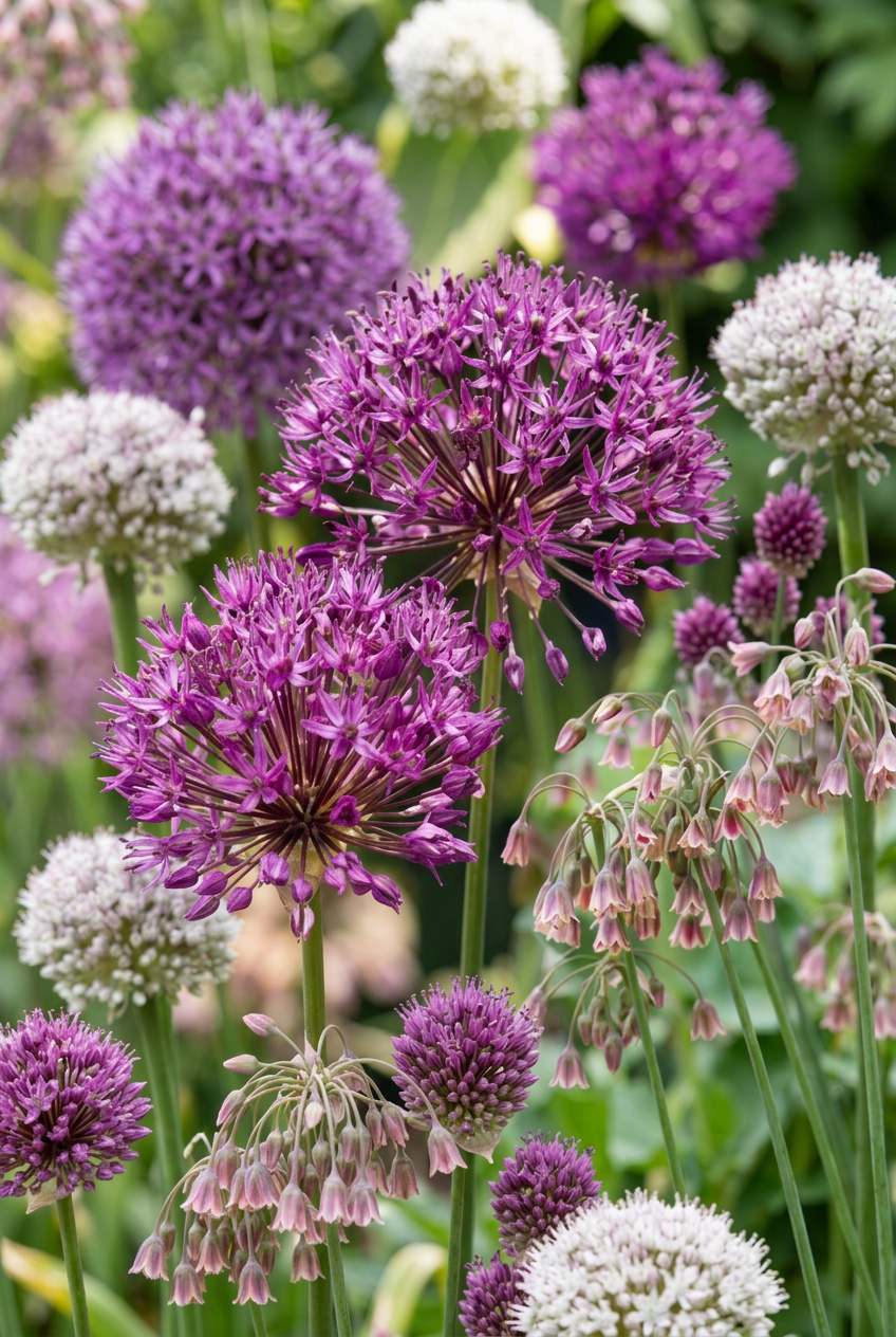 Allium Bulb Garden Mix (Mezcla de ajos ornamentales multicolor) — Bulbos calibre 10/12 - Verdeia - 1