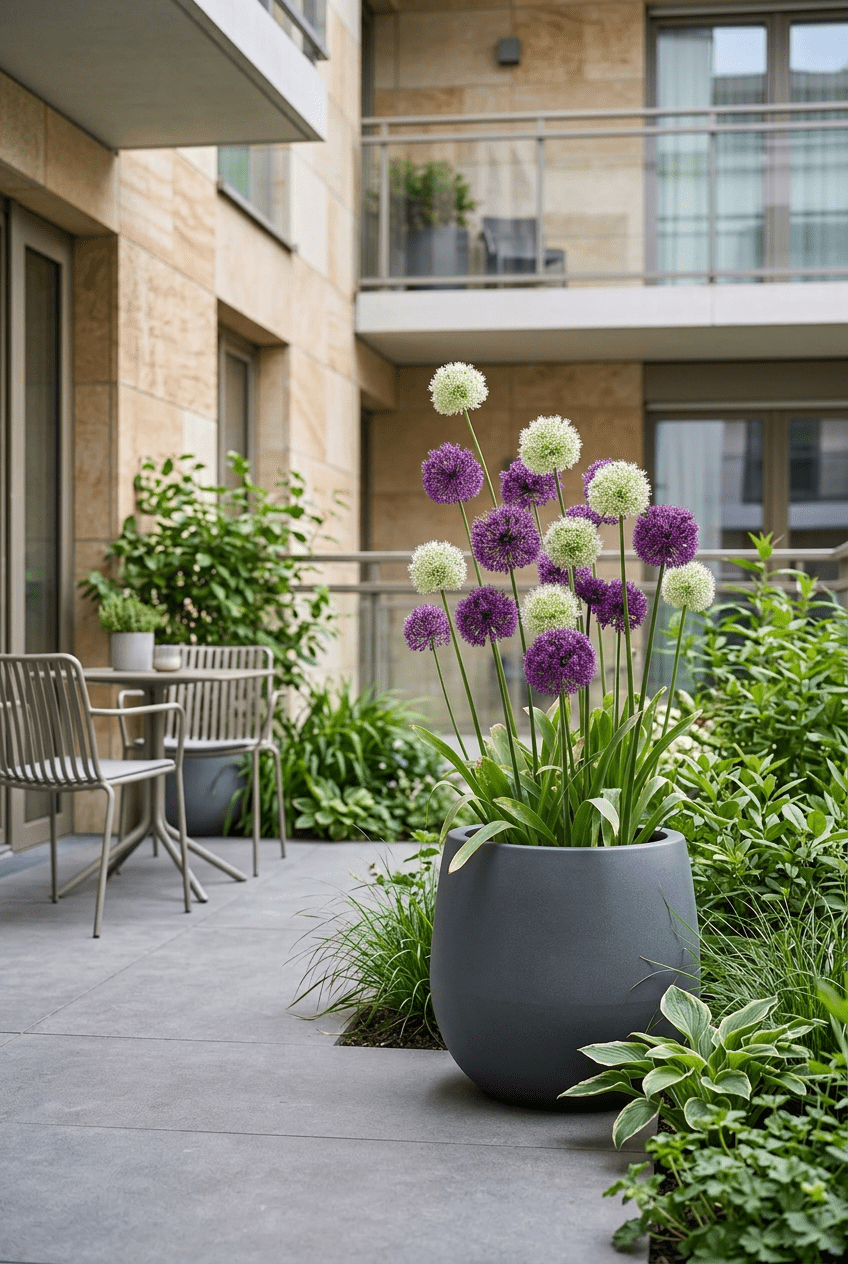 Allium Purple-White Mix (Mezcla de ajos ornamentales púrpura y blancos) — Bulbos calibre 10/12 - Verdeia - 3