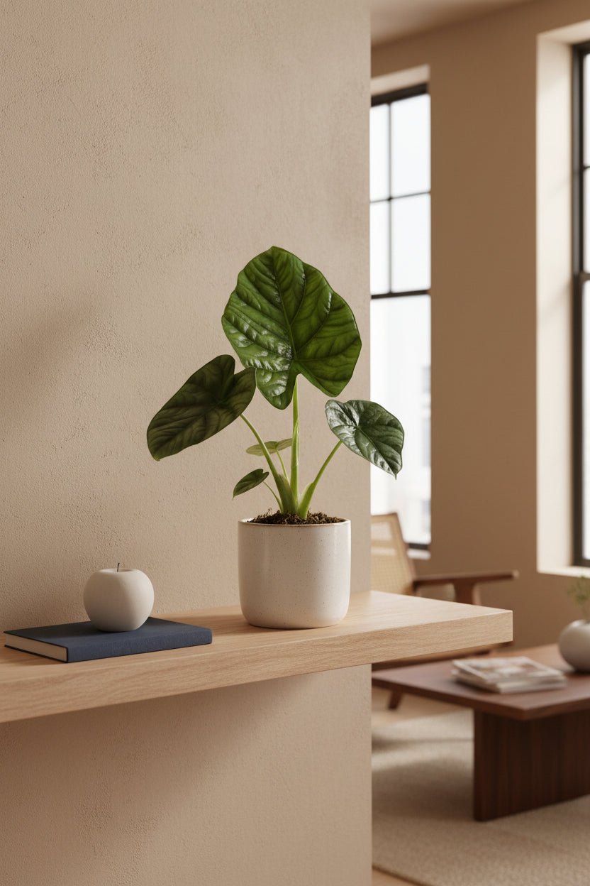 Alocasia Lukiwan — Oreja de elefante — Ø12 cm — H20 cm - Verdeia - 3