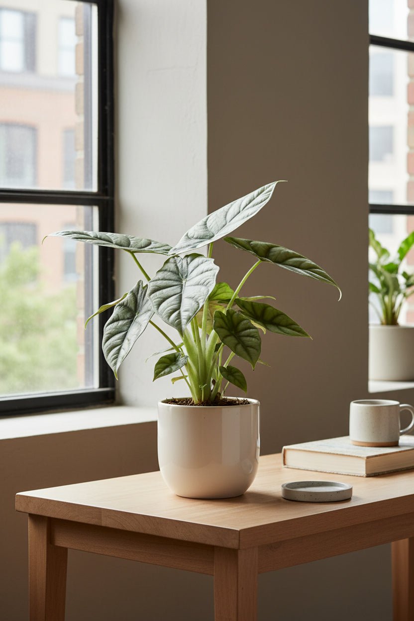Alocasia Silver Dragon — Elephant Ear — Ø12 cm — H25 cm - Verdeia - 4