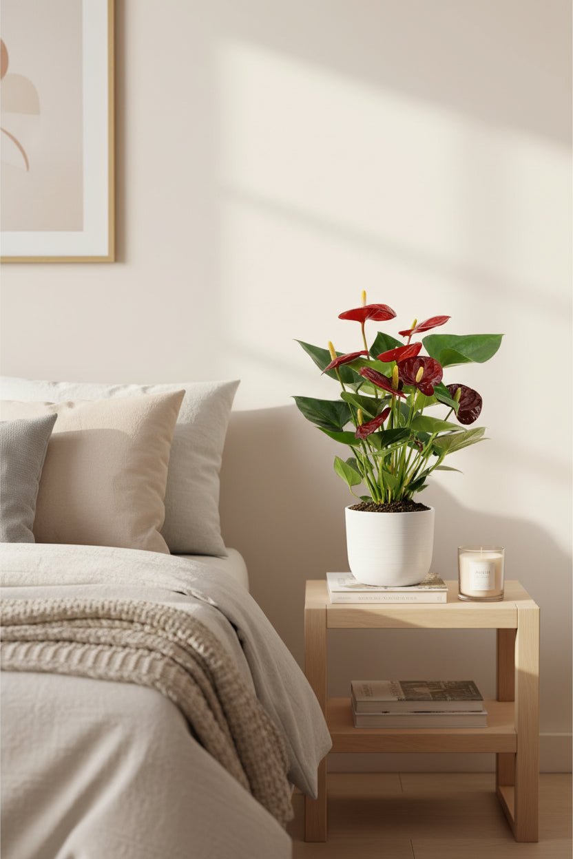 Anthurium Calon (Flamingo Flower) — H36 cm | Pot Ø12 cm - Verdeia - 5