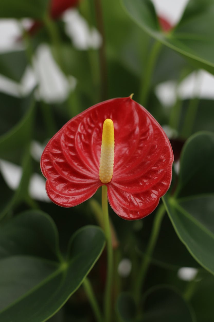 anthurium andreanum rød Anthurium Success Red — Rød Flamantblomst