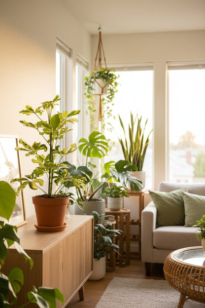 Umbrella tree — Schefflera Charlotte — Ø13 cm — H45 cm - Verdeia - 5