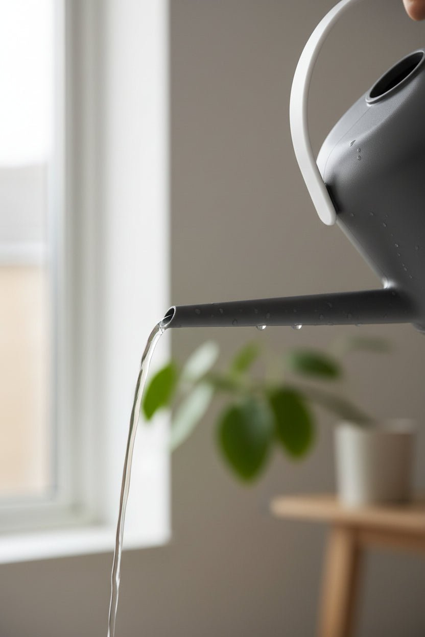 Plano detalle del pico del Regadera 1.7L Elho — Gris