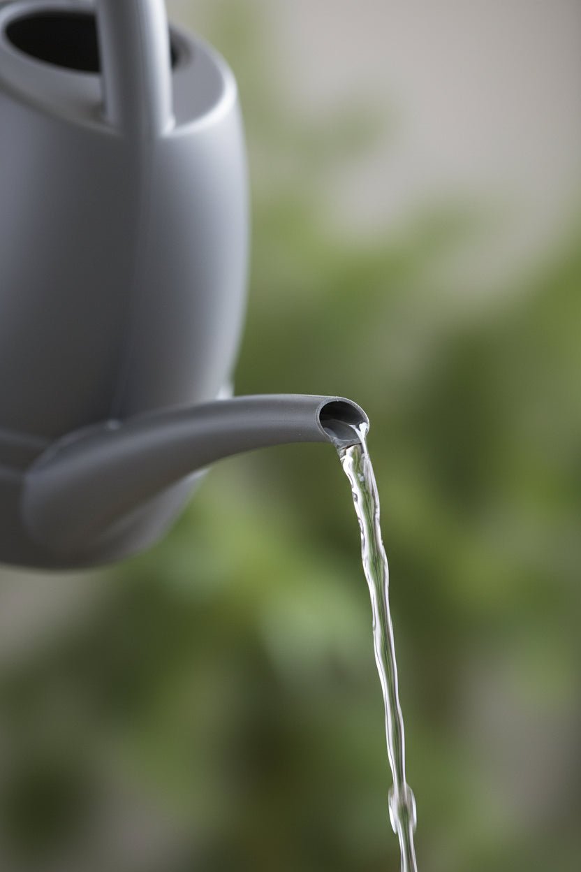 Plano detalle del pico de la Regadera 3.5L Elho — Gris