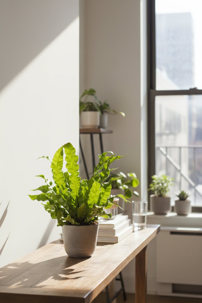 Asplenium Crispy Wave — Helecho nido de pájaro — Ø12 cm — H25 cm - Verdeia - 3