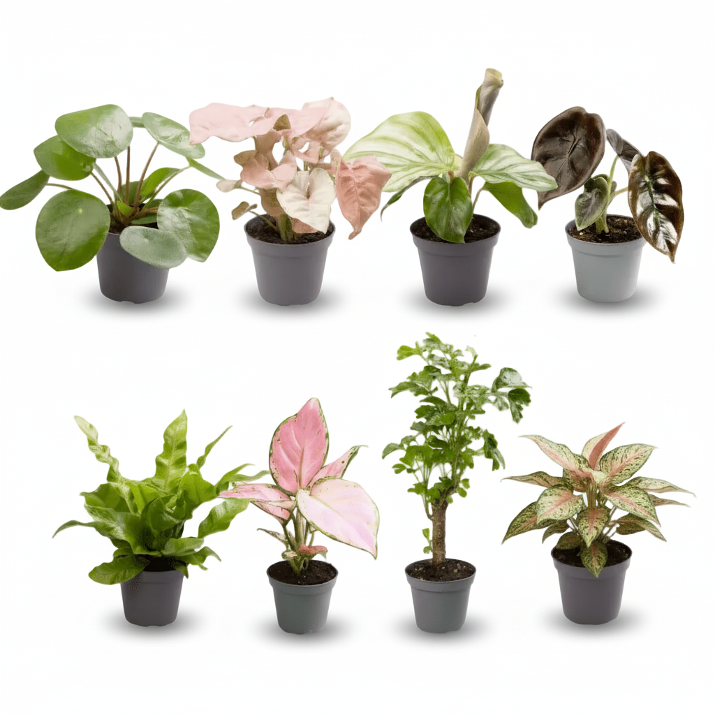Caixa surpresa de mini plantas - 6 x 12 cm - x8 - Verdeia - 1