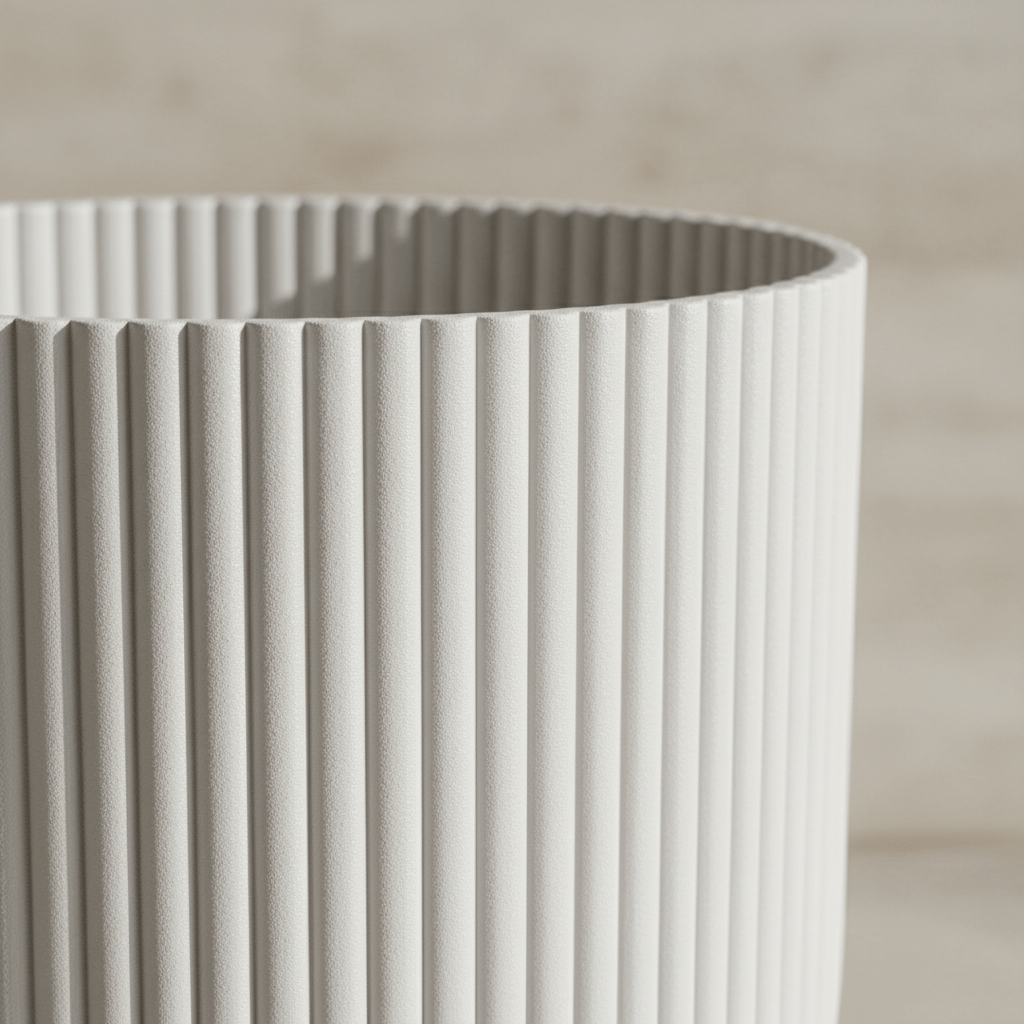 Cache - pot ELHO Vibes Fold 22cm – Blanc – Design moderne et durable - Verdeia