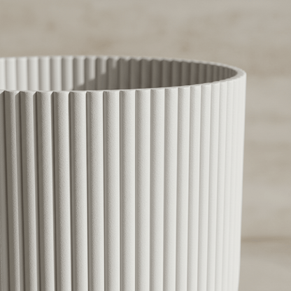 Cache - pot ELHO Vibes Fold 22cm – Blanc – Design moderne et durable - Verdeia