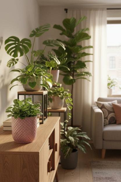 Maceta - relieve rosa cerámica - Verdeia - 5